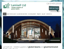 Tablet Screenshot of lamisellbeams.com